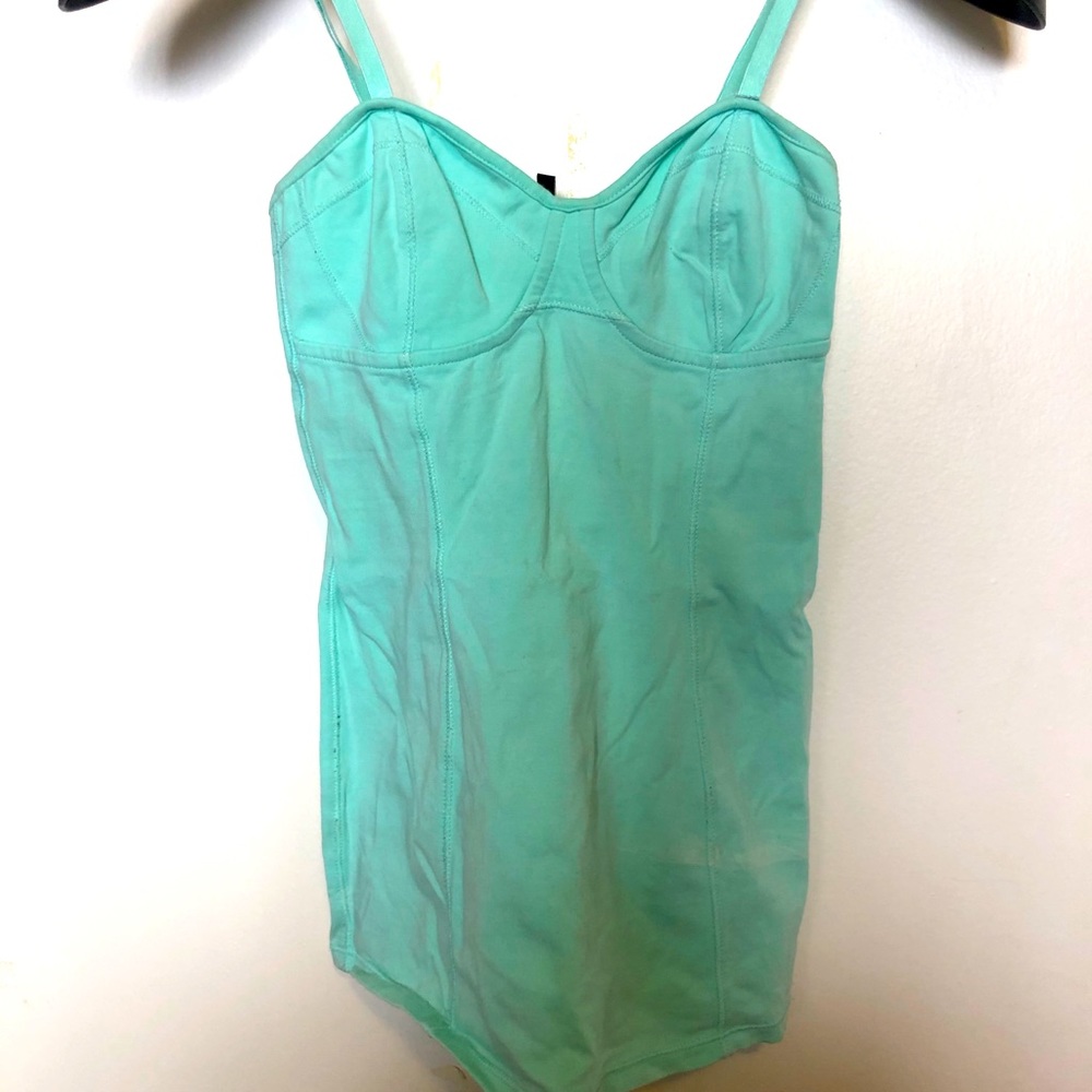 aritiza talula bustier top - XXS TEAL